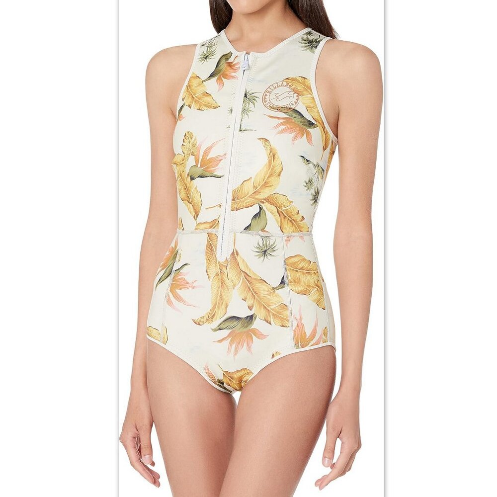 Billabong Sol Sistah Shorty Wetsuit Swimsuit, size SMALL, Neoprene & Foam